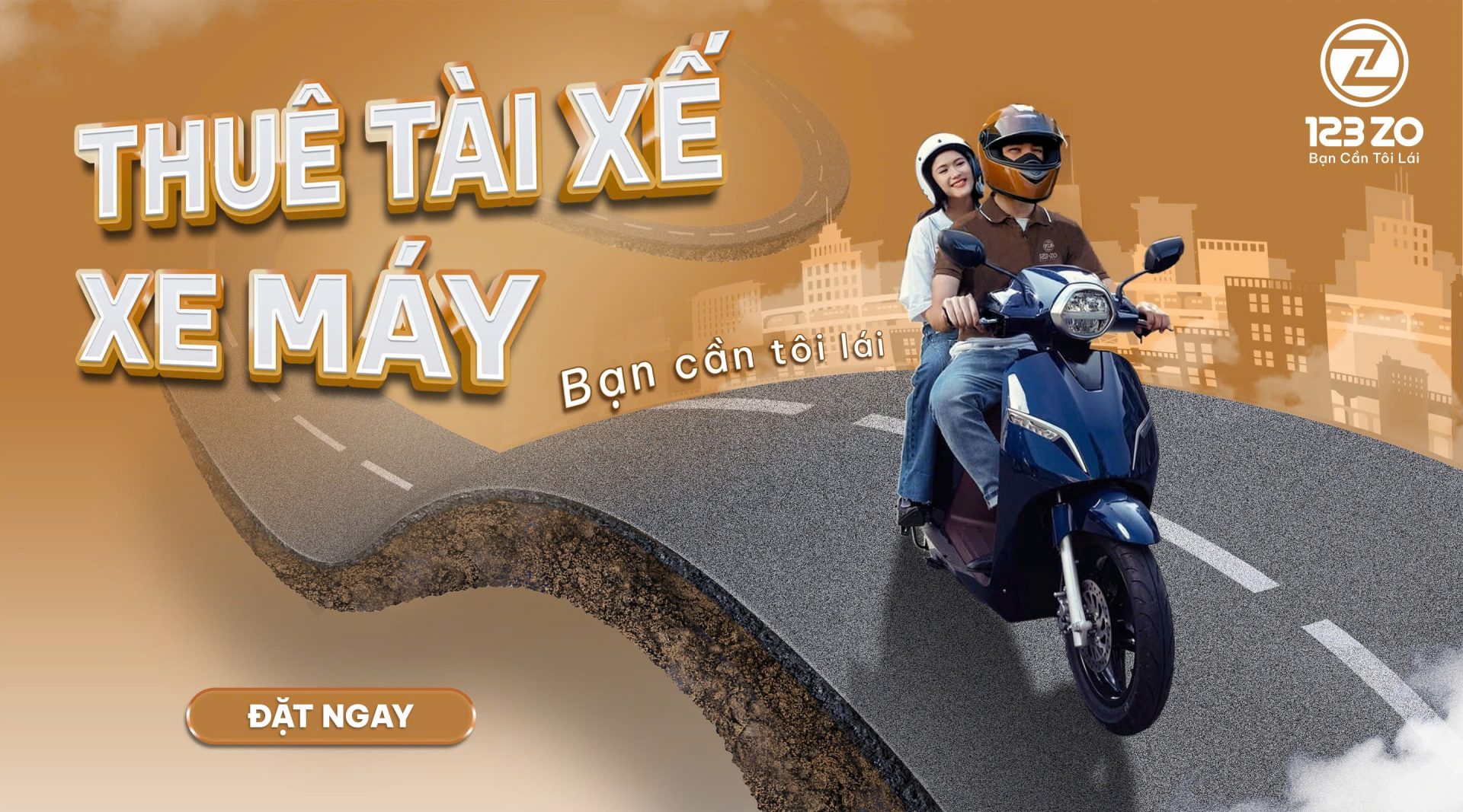 thuê tài xế lái hộ xe máy