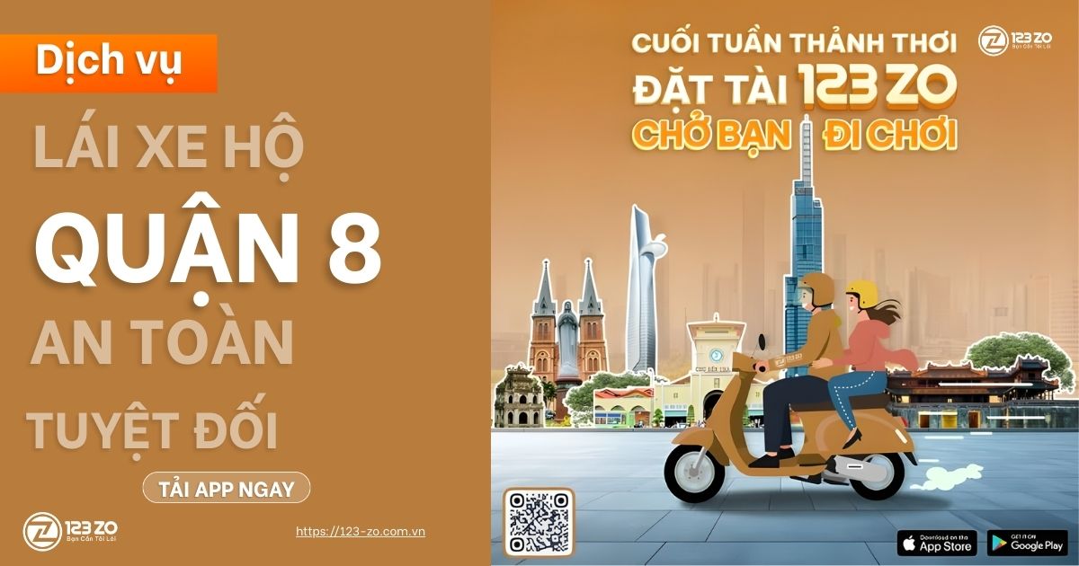 Lái Hộ Quận 8 – Dịch Vụ Tài Xế An Toàn Tuyệt Đối 1 Tài xế 123 ZO chuyên nghiệp lái xe, khách hàng thư giãn làm việc sau tiệc tùng tại Quận 8.