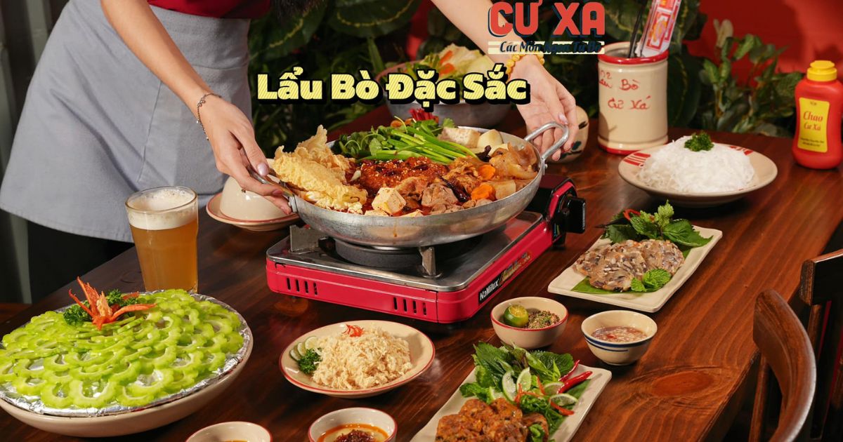 Lẩu bò Cư Xá – một trong những quán lẩu bò ngon nhất Sài Gòn (Ảnh: Sưu tầm)