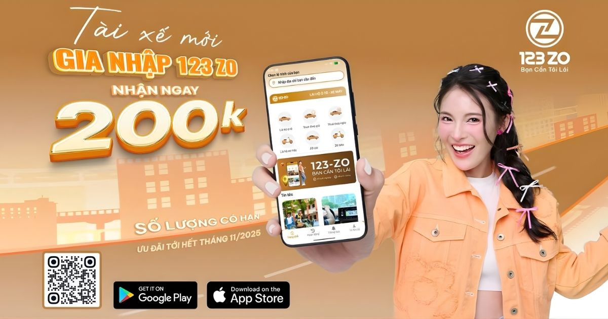 Lái Hộ Quận 8 – Dịch Vụ Tài Xế An Toàn Tuyệt Đối 3 Ưu đãi khuyến mãi tải ứng dụng 123 ZO, nhận ngay 200k cho tài xế mới đăng ký tại khu vực Quận 8.