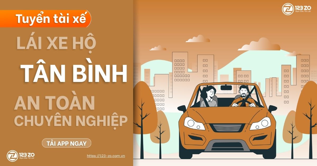 Tuyển Tài Xế Lái Hộ Tân Bình – Việc Ổn Định, Thu Nhập 25 Triệu/Tháng