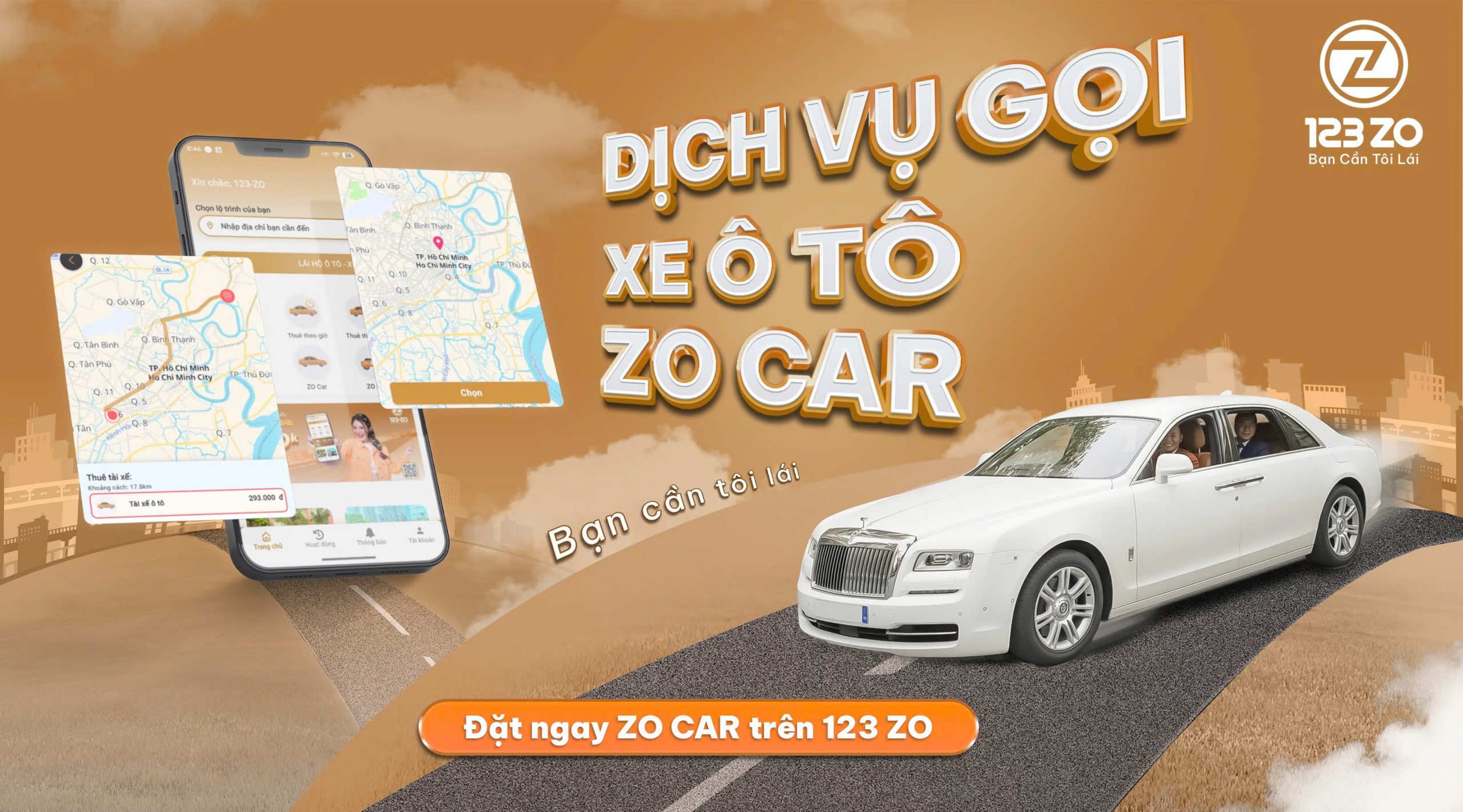 dịch vụ gọi xe ô tô ZO Car