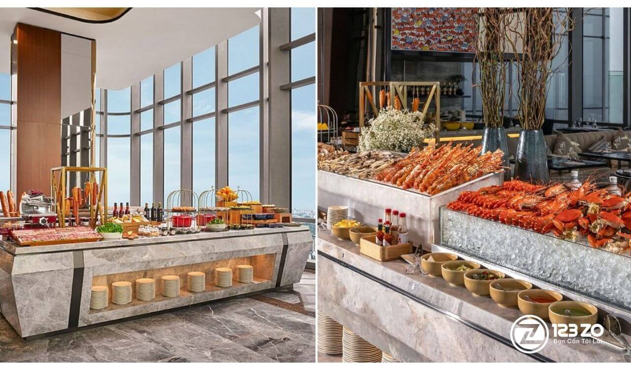 Top 7 nhà hàng ngon trong Landmark 81 đáng thử nhất 4 Buffet hải sản tươi ngon và không gian sang trọng tại nhà hàng Oriental Pearl Landmark 81