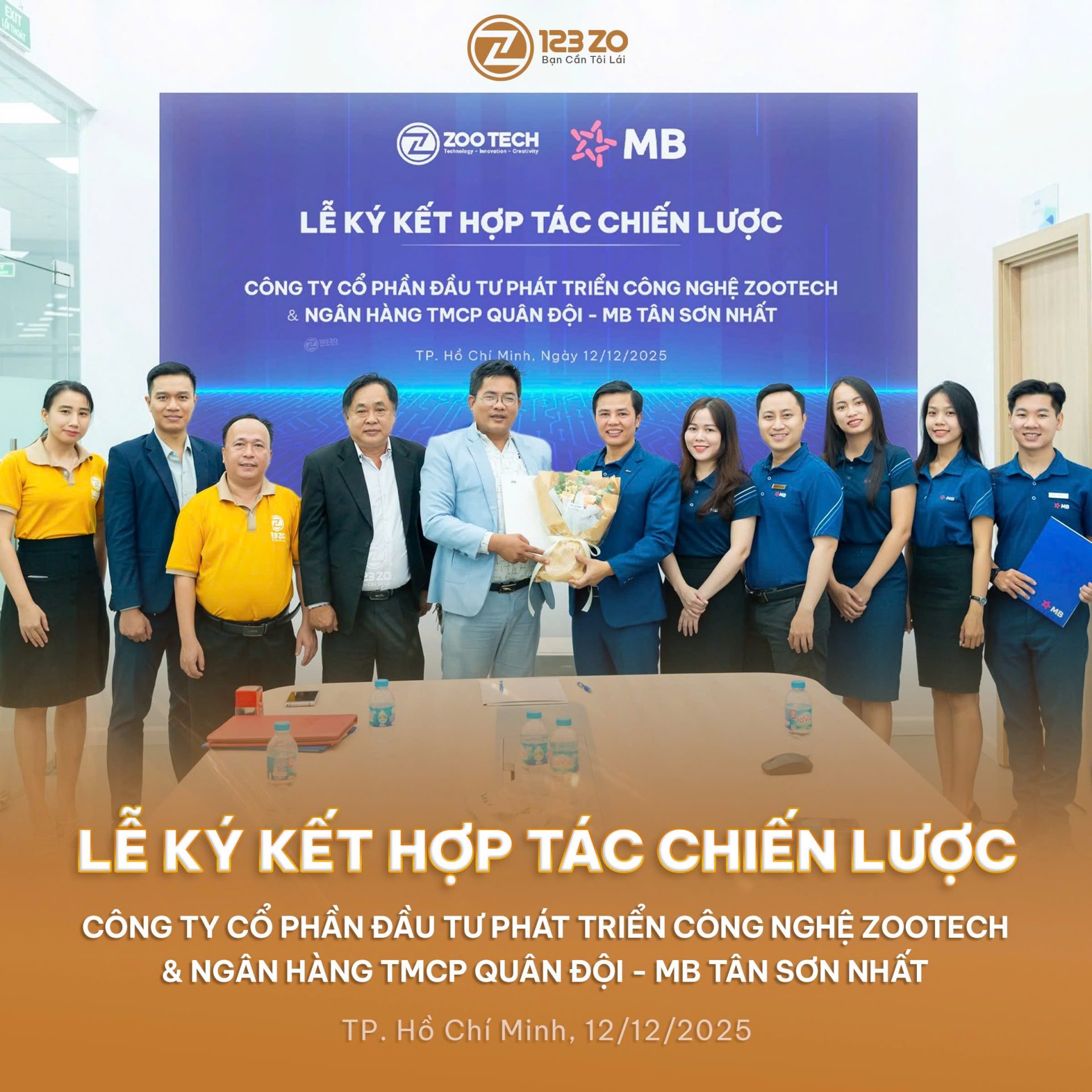 ZOOTECH ký kết hợp tác với Ngân hàng MB