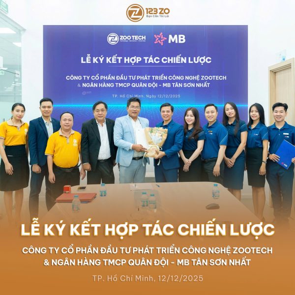 ZOOTECH ký kết hợp tác với Ngân hàng MB