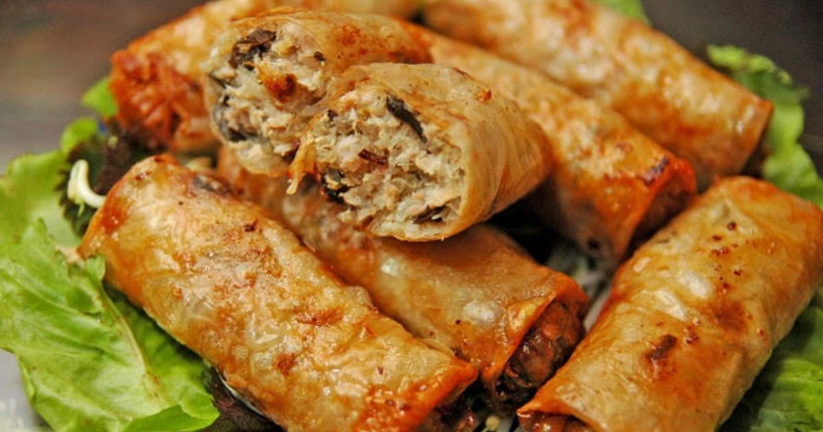 Chả giò (nem rán) – Món nhậu truyền thống luôn được yêu thích (Ảnh: Sưu tầm Internet)