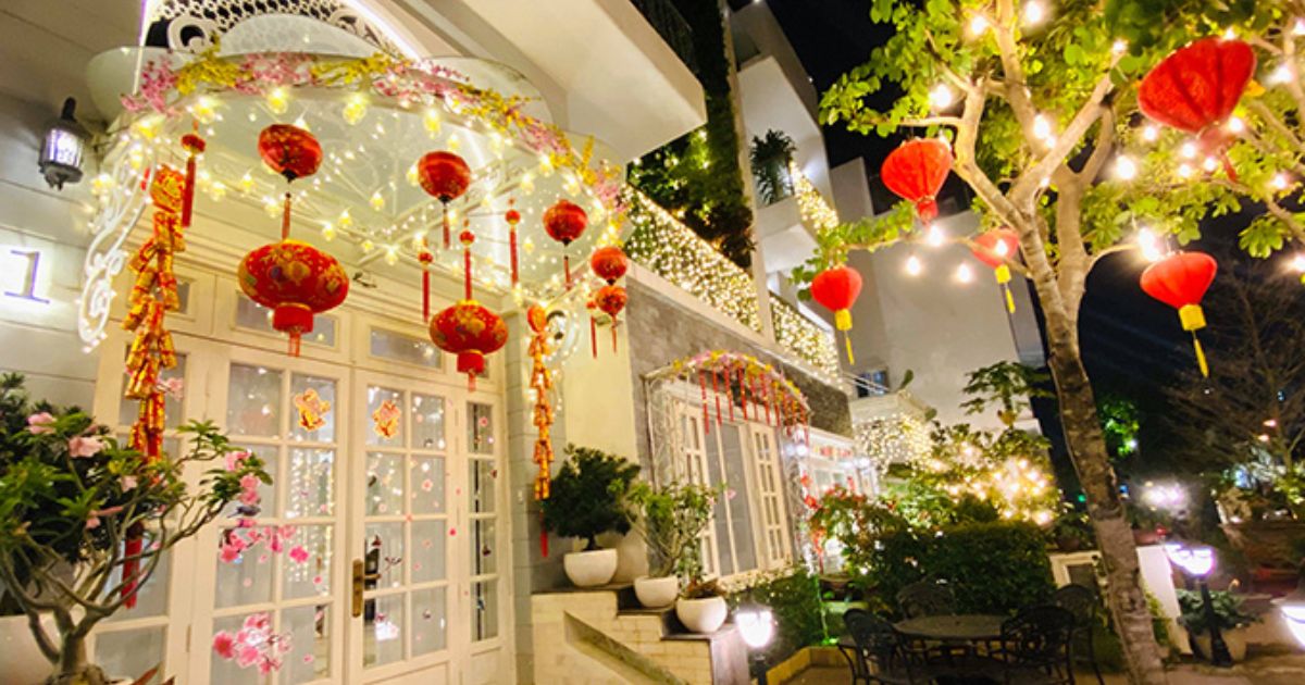 Decor không gian bằng đèn led ánh vàng (Ảnh Sưu tầm Internet)