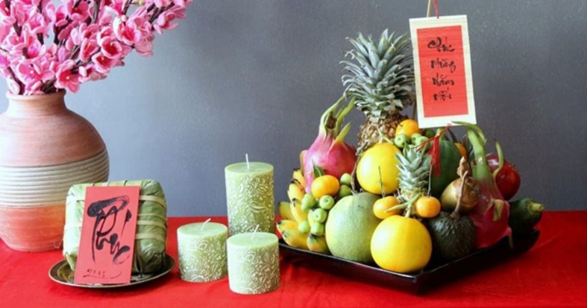 Mâm ngũ quả – linh hồn của việc trang trí ngày Tết (Ảnh Sưu tầm Internet)
