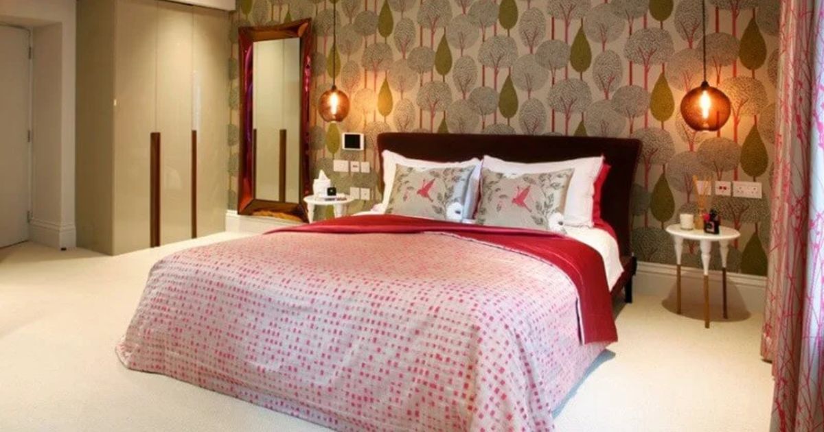 Trang trí phòng ngủ – nhẹ nhàng nhưng vẫn mang không khí Tết (Ảnh Sưu tầm Internet)