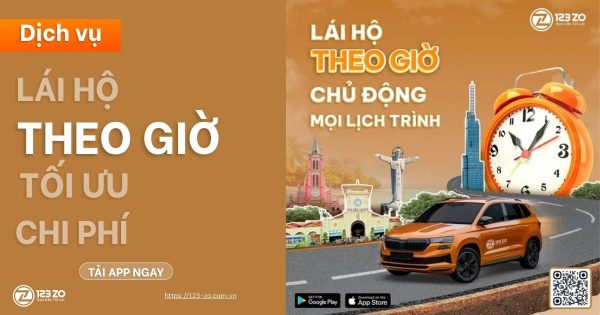 DỊCH VỤ LÁI HỘ THEO GIỜ CỦA 123 ZO giúp chủ động mọi lịch trình và tối ưu chi phí di chuyển.