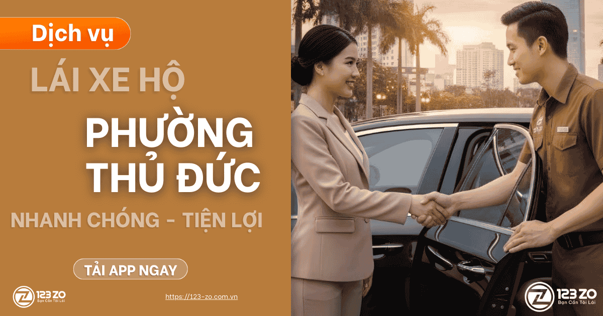 Dịch vụ lái xe hộ ở Phường Thủ Đức của 123 Zo