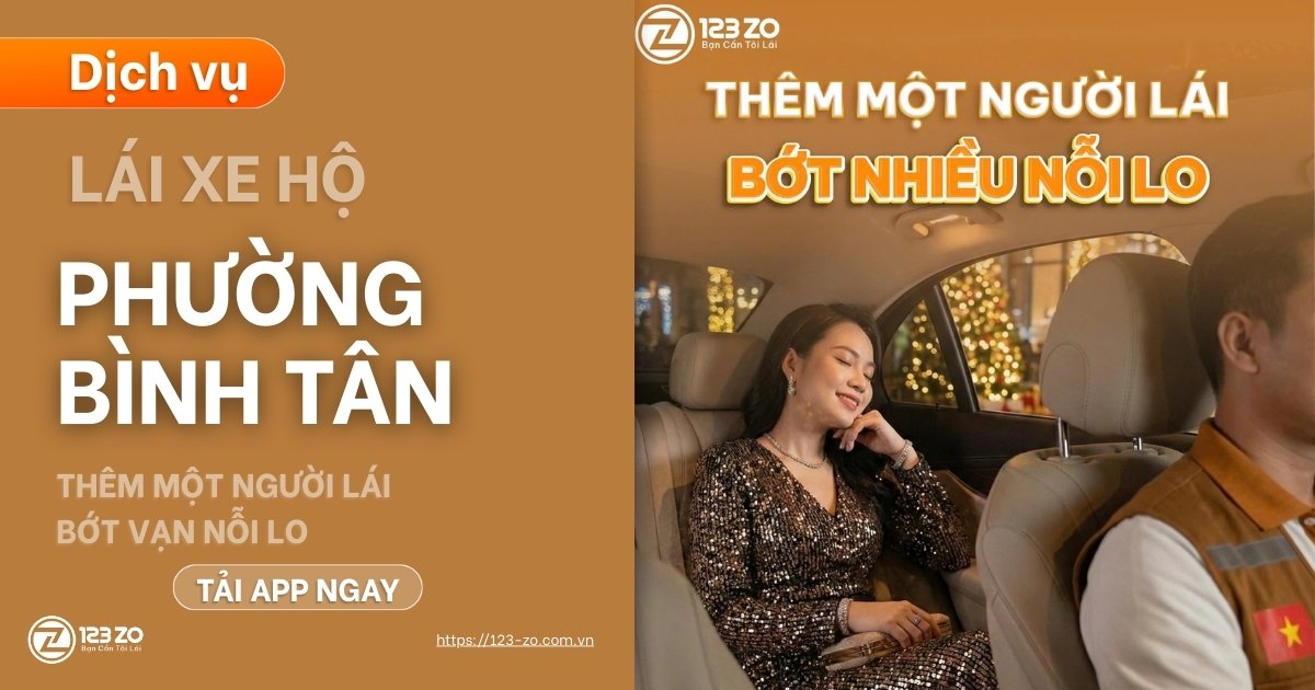 Dịch vụ lái xe hộ Phường Bình Tân